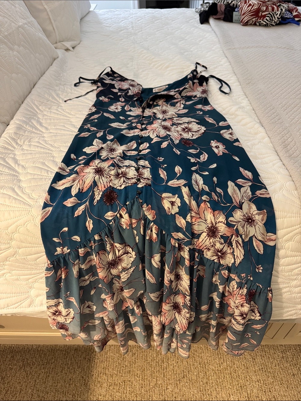 Nanette Lepore Teal Dress with Cream Lining